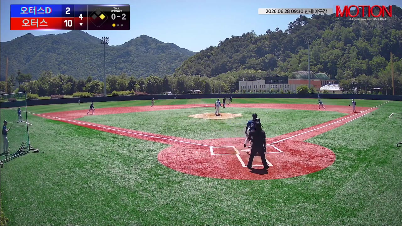 김선홍(12번, 오터스) 1루타 클립 | vs 오터스D | 6/28 (인제1야구장)