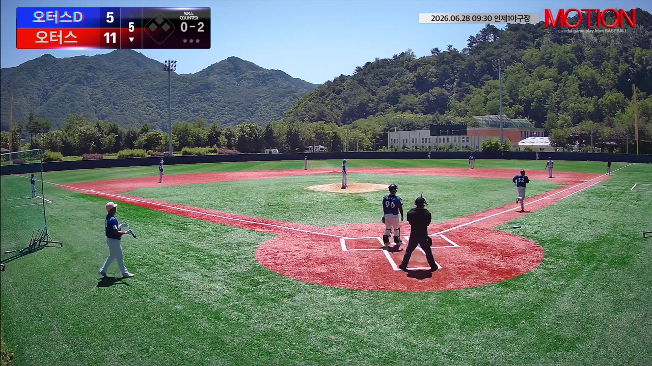 신수철(52번, 오터스) 2루타 클립 | vs 오터스D | 6/28 (인제1야구장)