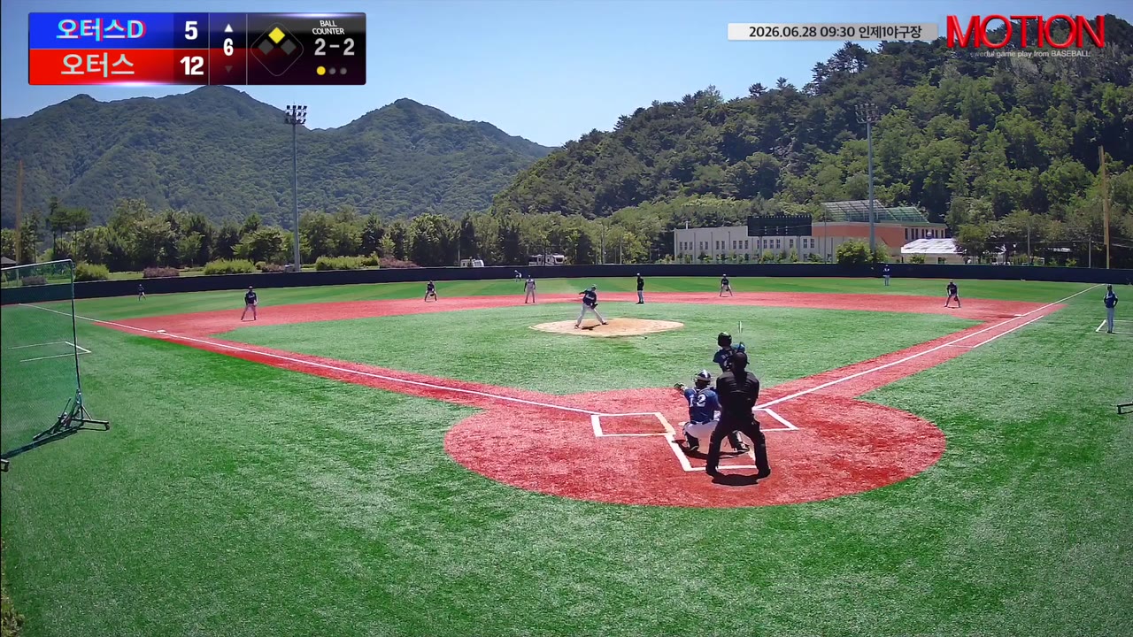 유상녕(40번, 오터스D) 1루타 클립 | vs 오터스 | 6/28 (인제1야구장)