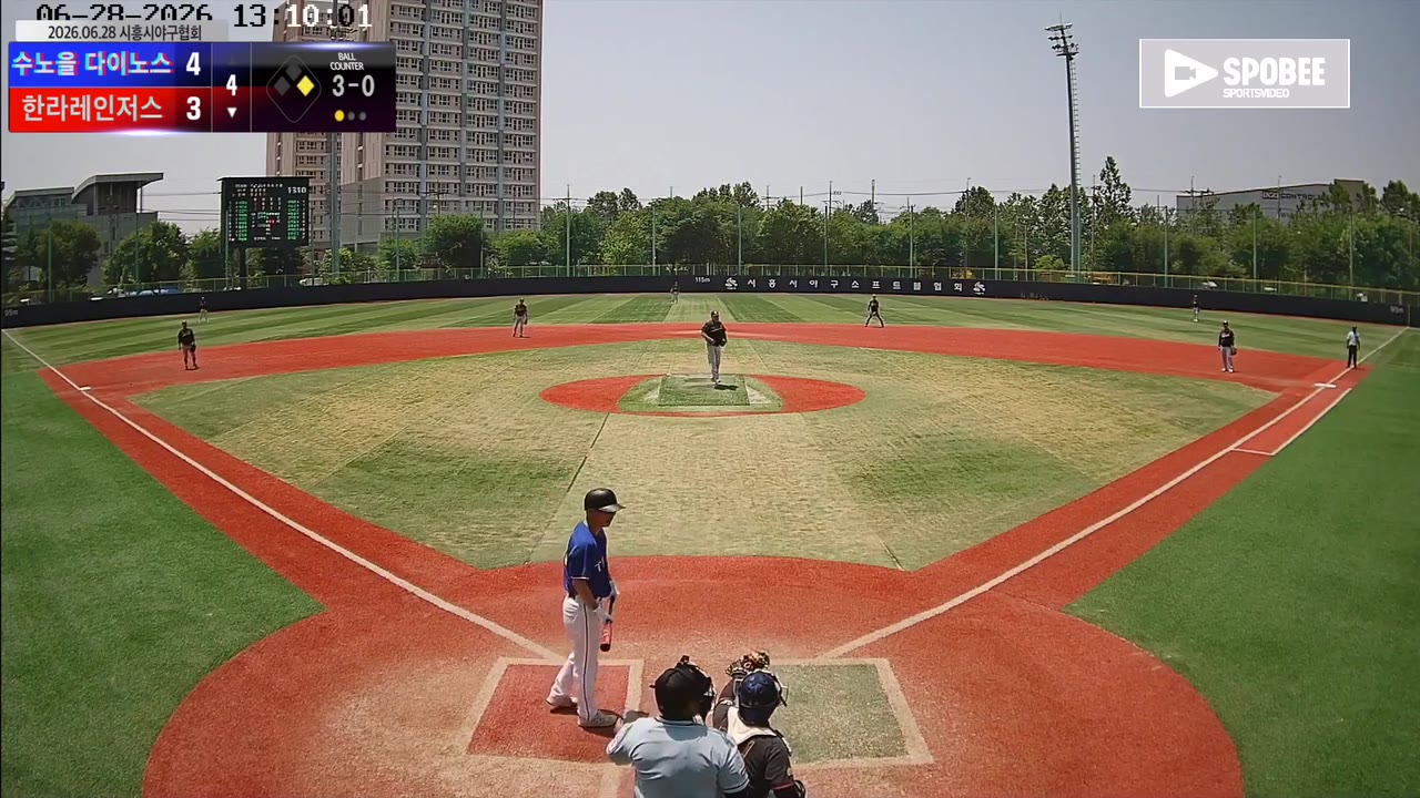 이대진(98번, 한라레인저스) 볼넷 클립 | vs 수노을 다이노스 | 6/28 (소망야구장)