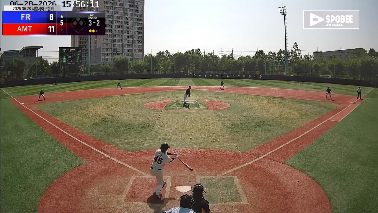 복태우(45번, FR) 1루타 클립 | vs AMT | 6/28 (소망야구장)