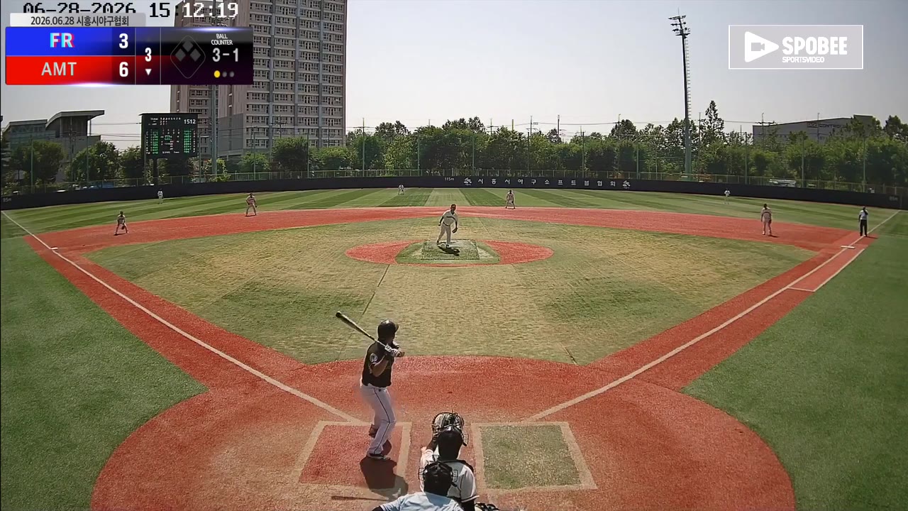 이효빈(1번, AMT) 실책 클립 | vs FR | 6/28 (소망야구장)