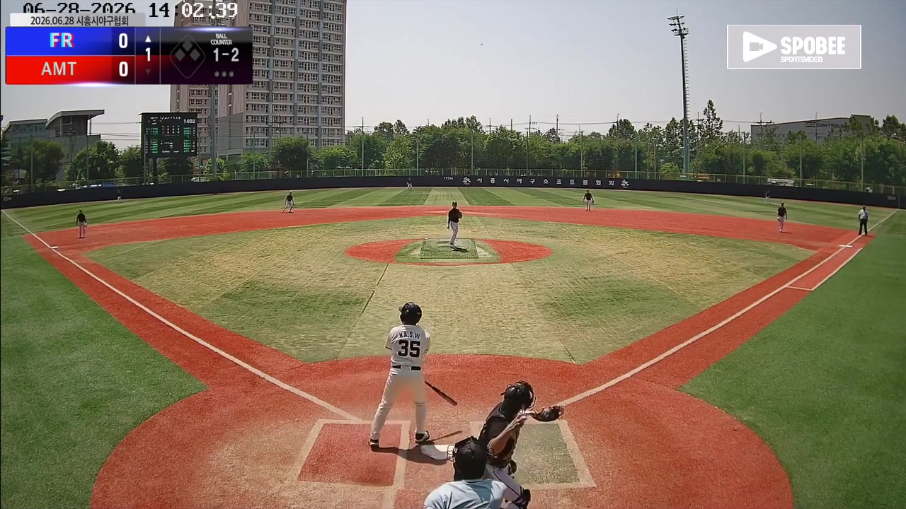 가상원(35번, FR) 삼진 클립 | vs AMT | 6/28 (소망야구장)