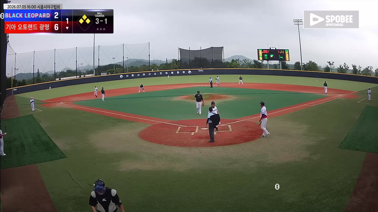 임우제(43번, 기아 오토랜드 광명) 볼넷 클립 | vs BLACK LEOPARD | 7/5 (에코피아야구장)