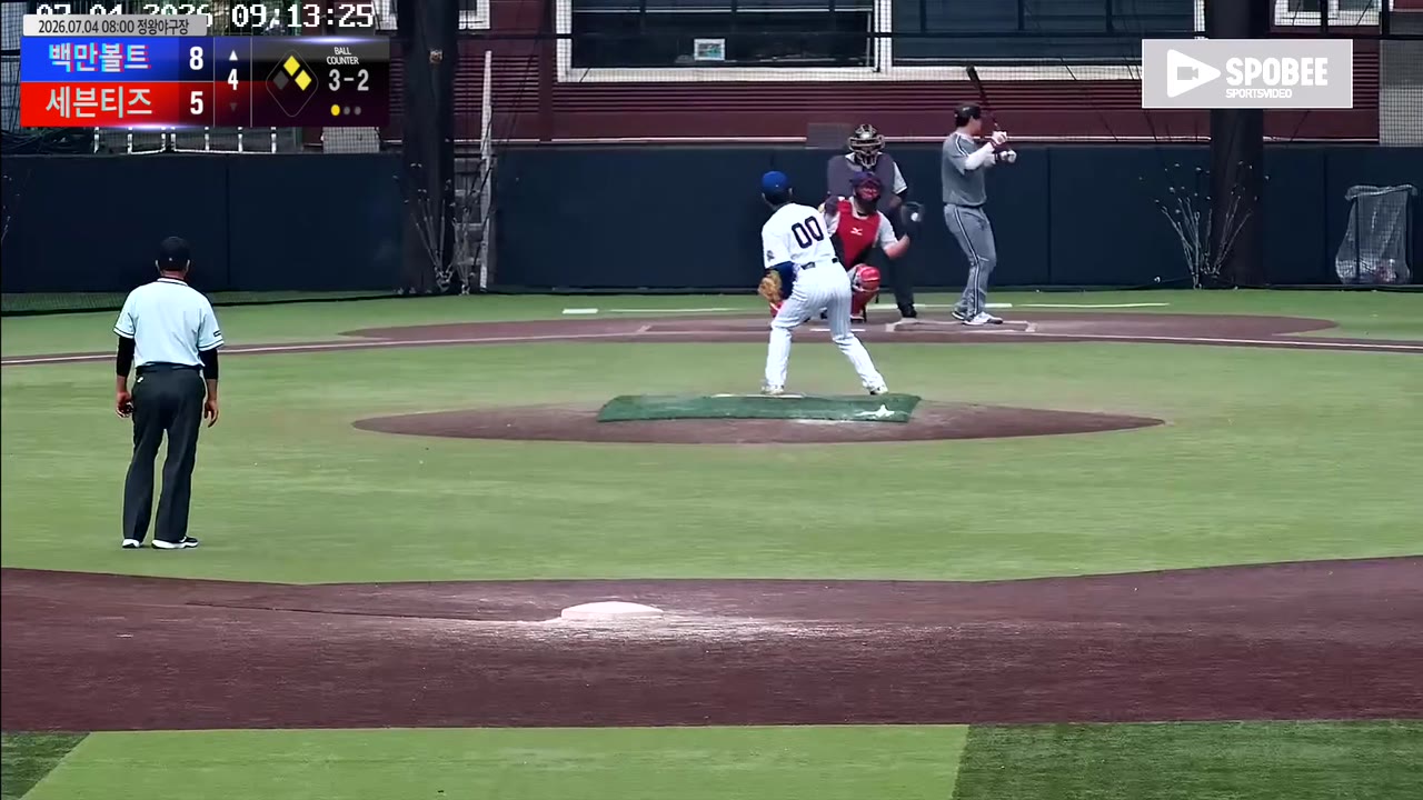 이창환(37번, 백만볼트) 사구 클립 | vs 세븐티즈 | 7/4 (정왕야구장)