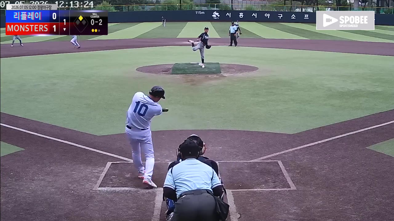 MONSTERS, 4회 말 7득점으로 리플레이에 11-5 역전승