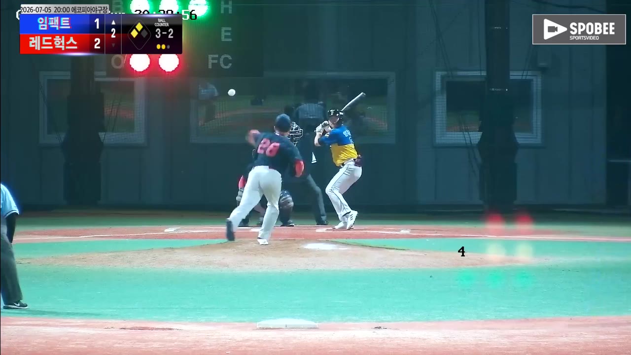 임팩트, 2회 초 7득점으로 재역전…레드헉스에 13-6 승리