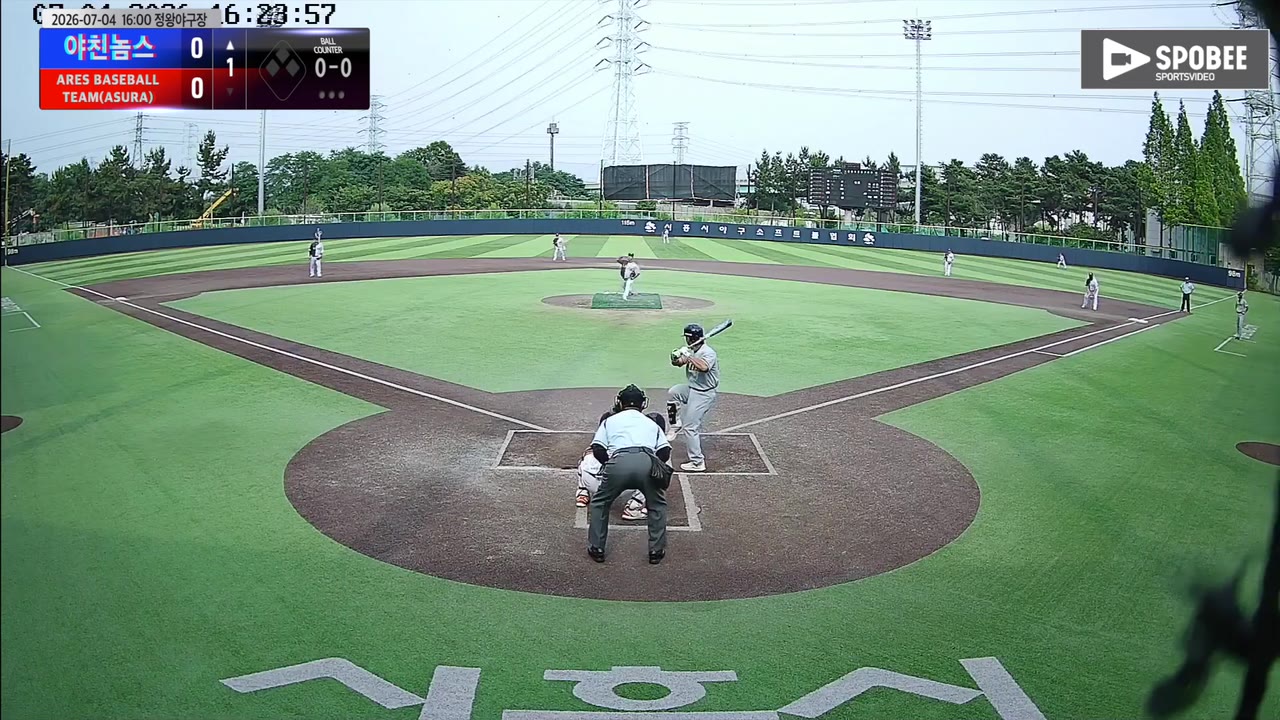 이기훈(25번, 야친놈스) 홈런 클립 | vs ARES BASEBALL TEAM(ASURA) | 7/4 (정왕야구장)