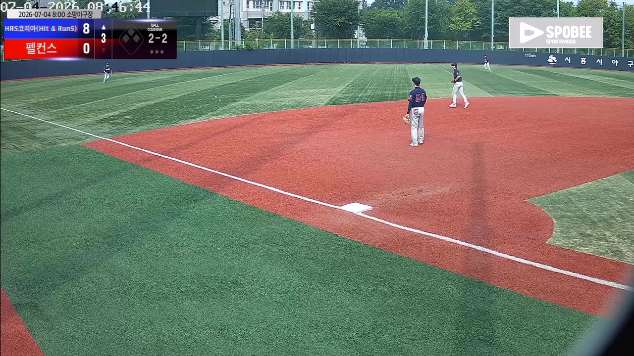HRS 코리아, 1회 6득점 앞세워 펠컨스에 8-1 승리