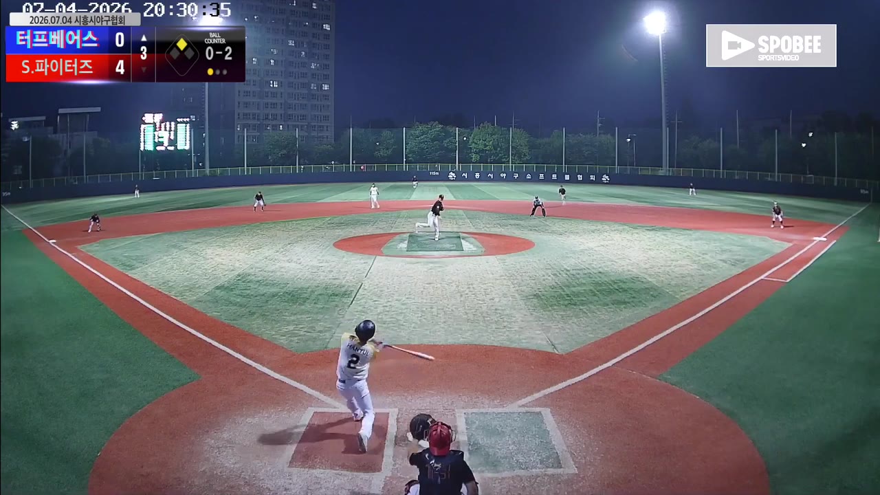 이승호(2번, 터프베어스) 플라이 클립 | vs S.파이터즈 | 7/4 (소망야구장)