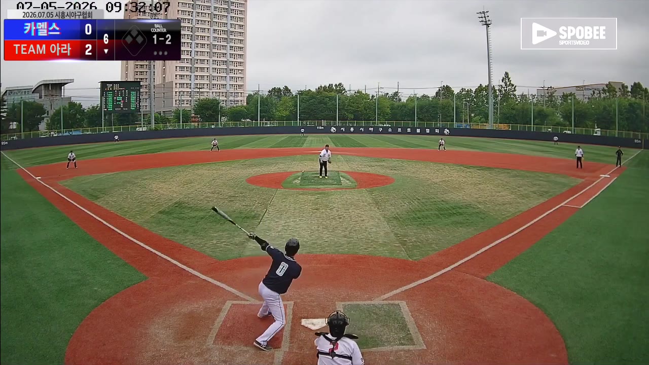 TEAM 아라, 3회 말 두 점 지켜 카멜스에 3-2 승리