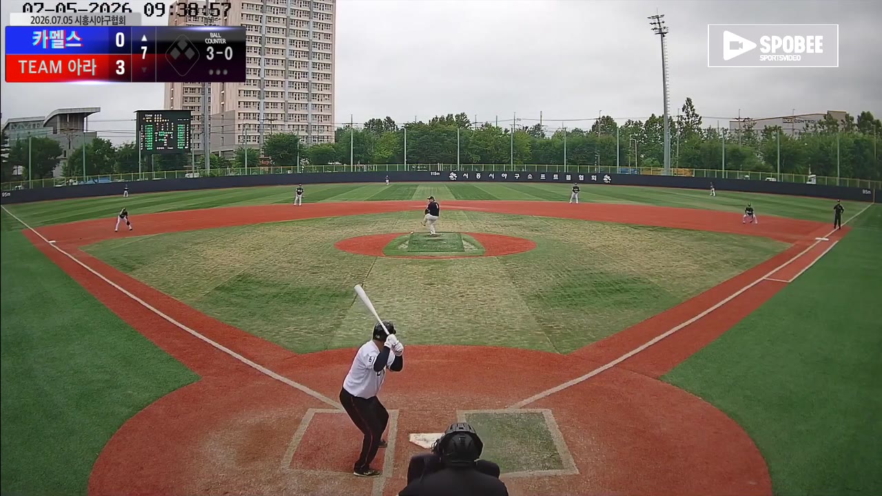 배광진(46번, 카멜스) 볼넷 클립 | vs TEAM 아라 | 7/5 (소망야구장)