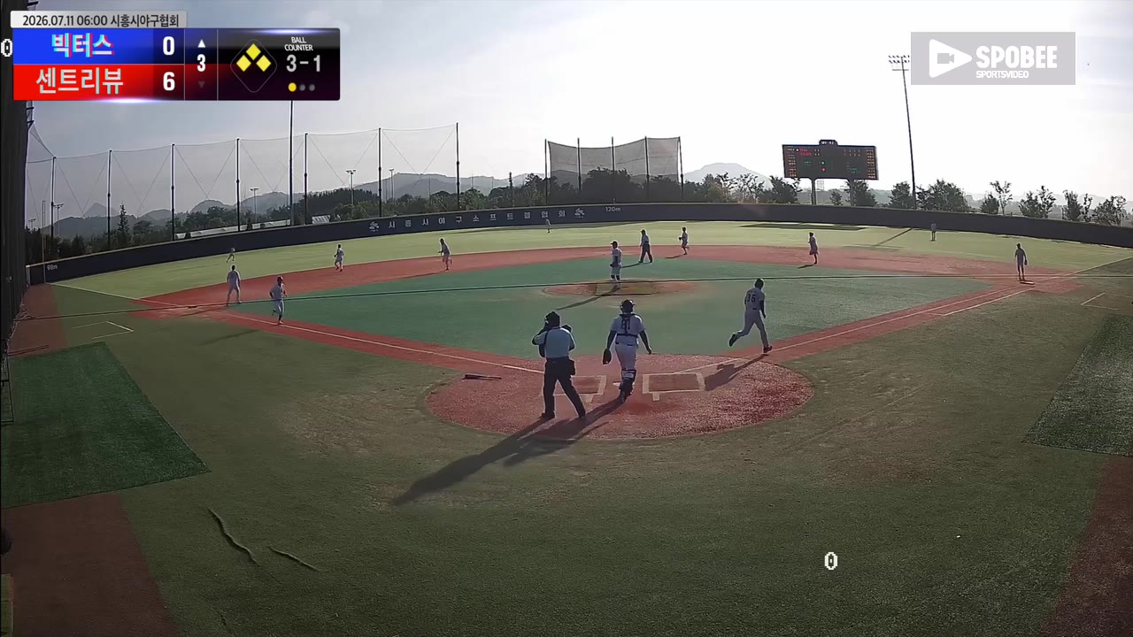 장덕진(36번, 빅터스) 1루타 클립 | vs 센트리뷰 | 7/11 (에코피아야구장)
