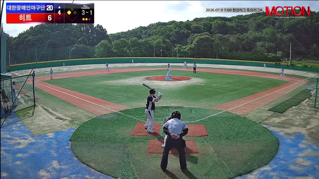 김용범(62번, 대한장애인야구단) 실책 클립 | vs 히트 | 7/11 (고촌 야구장)