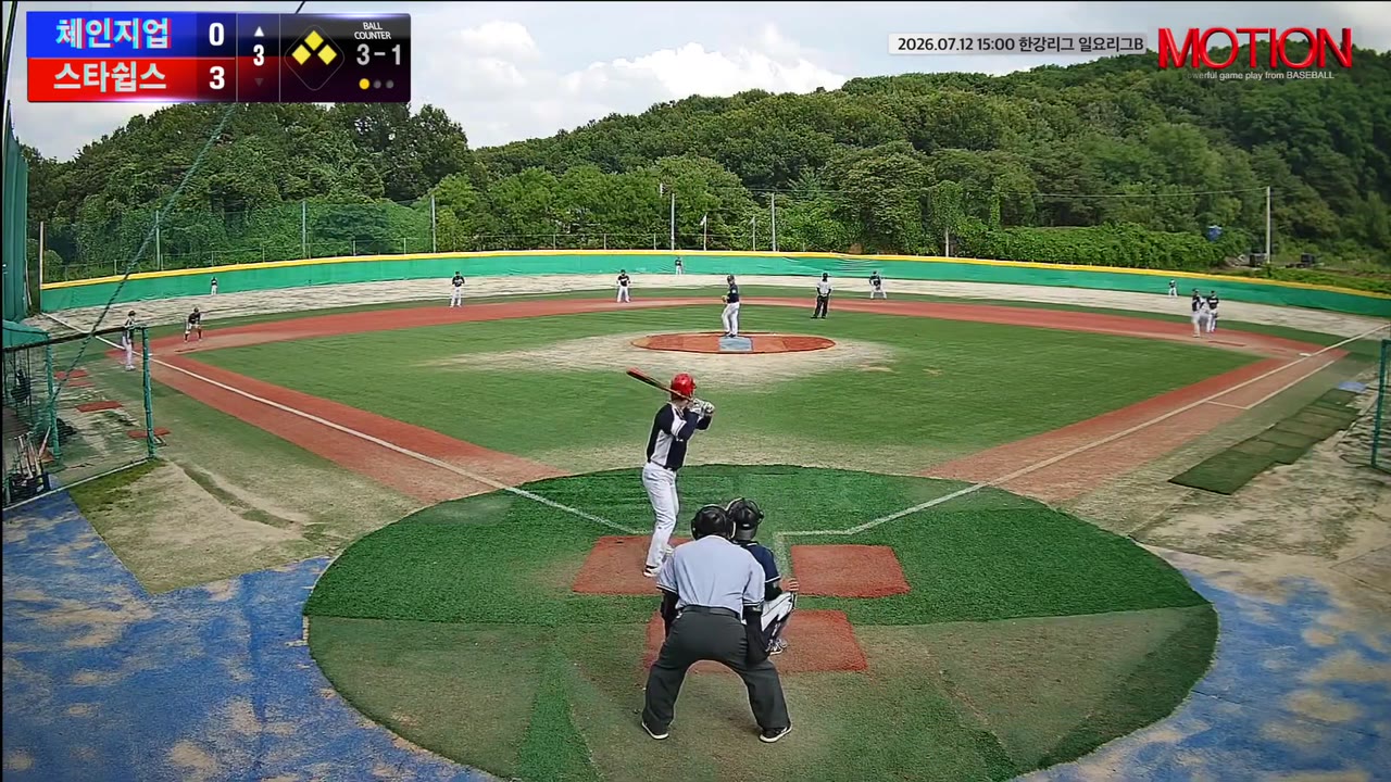 조정재(81번, 체인지업) 1루타 클립 | vs 스타쉽스 | 7/12 (고촌 야구장)