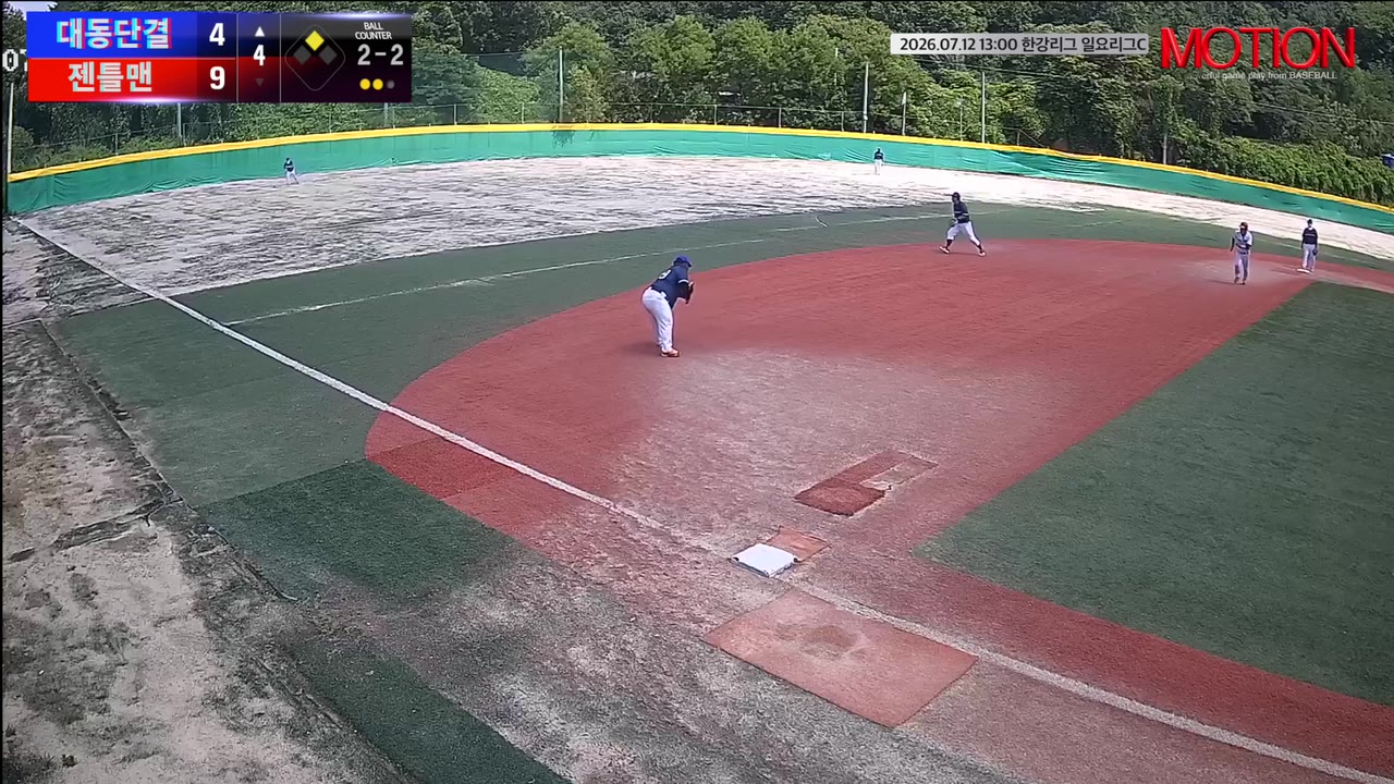 안병완(47번, 대동단결) 실책 클립 | vs 젠틀맨 | 7/12 (고촌 야구장)