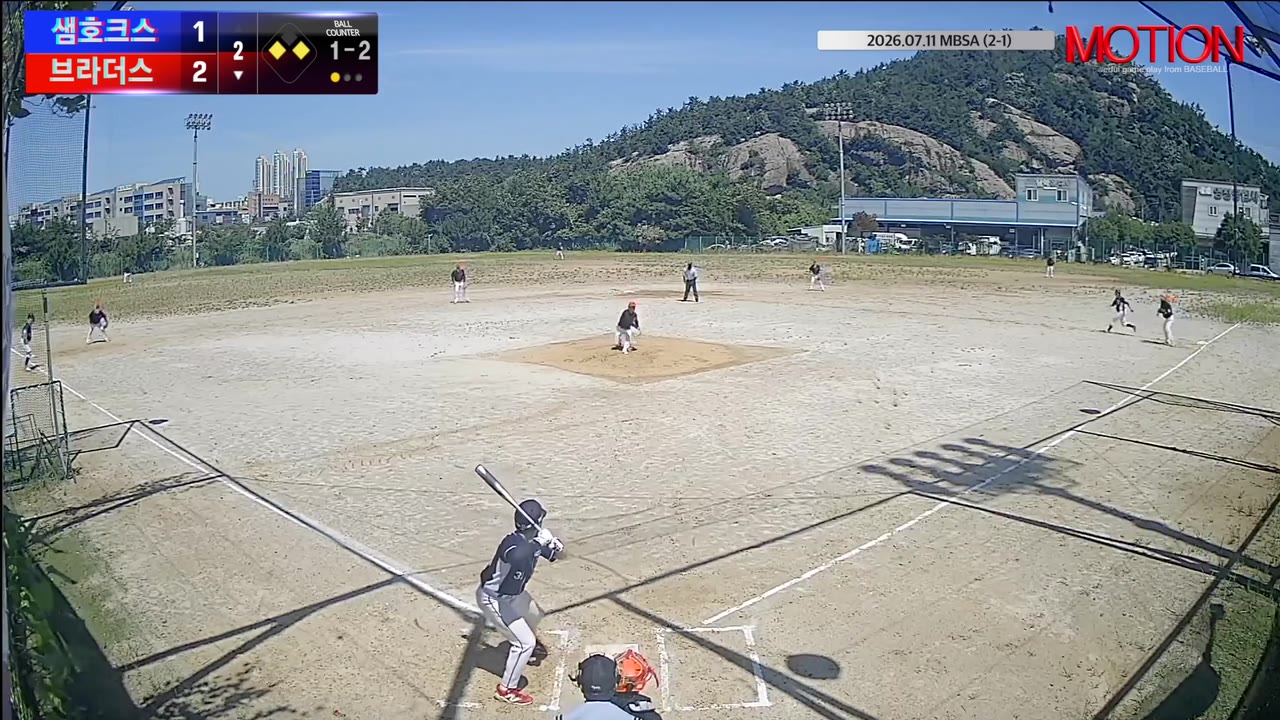최재우(30번, 브라더스) 2루타 클립 | vs 샘호크스 | 7/11 (2구장)