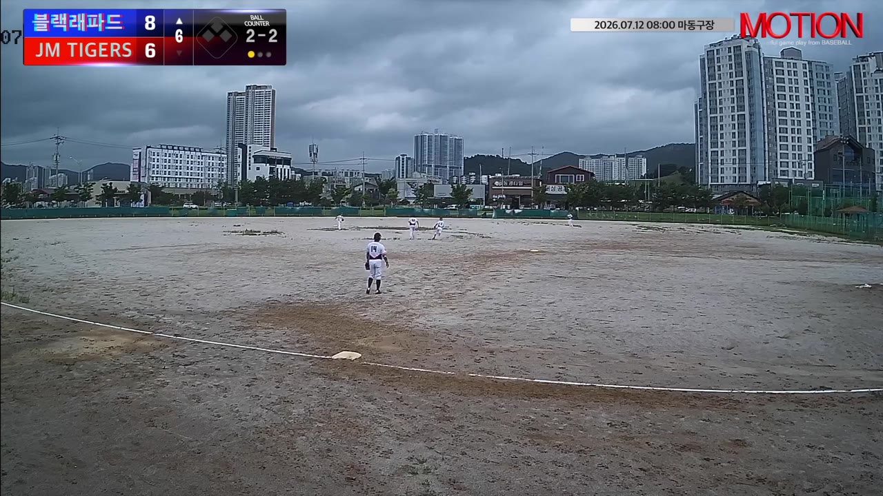이호성(61번, 블랙래파드) 1루타 클립 | vs JM TIGERS | 7/12 (마동구장)