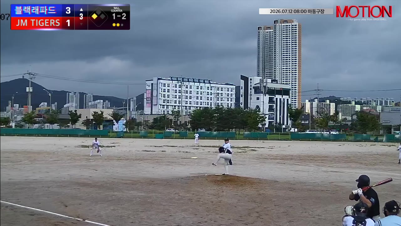 박종민(56번, 블랙래파드) 1루타 클립 | vs JM TIGERS | 7/12 (마동구장)