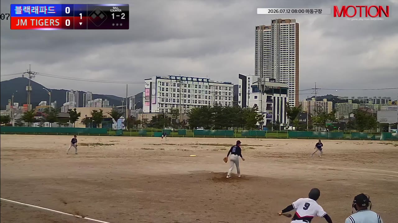 백수은(9번, JM TIGERS) 1루타 클립 | vs 블랙래파드 | 7/12 (마동구장)