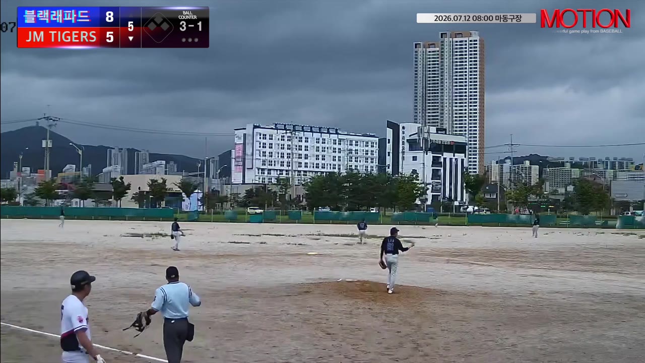 백수은(9번, JM TIGERS) 2루타 클립 | vs 블랙래파드 | 7/12 (마동구장)