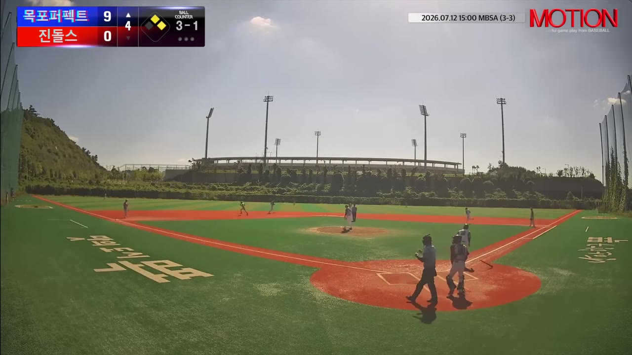 박형준(18번, 목포퍼펙트) 1루타 클립 | vs 진돌스 | 7/11 (신축구장)