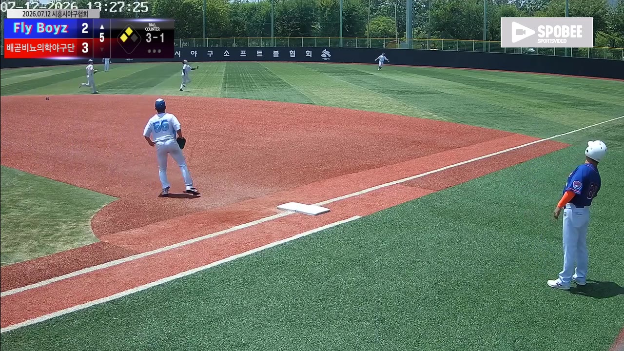 Fly Boyz, 5회 초 4득점으로 배곧에 5-3 역전승