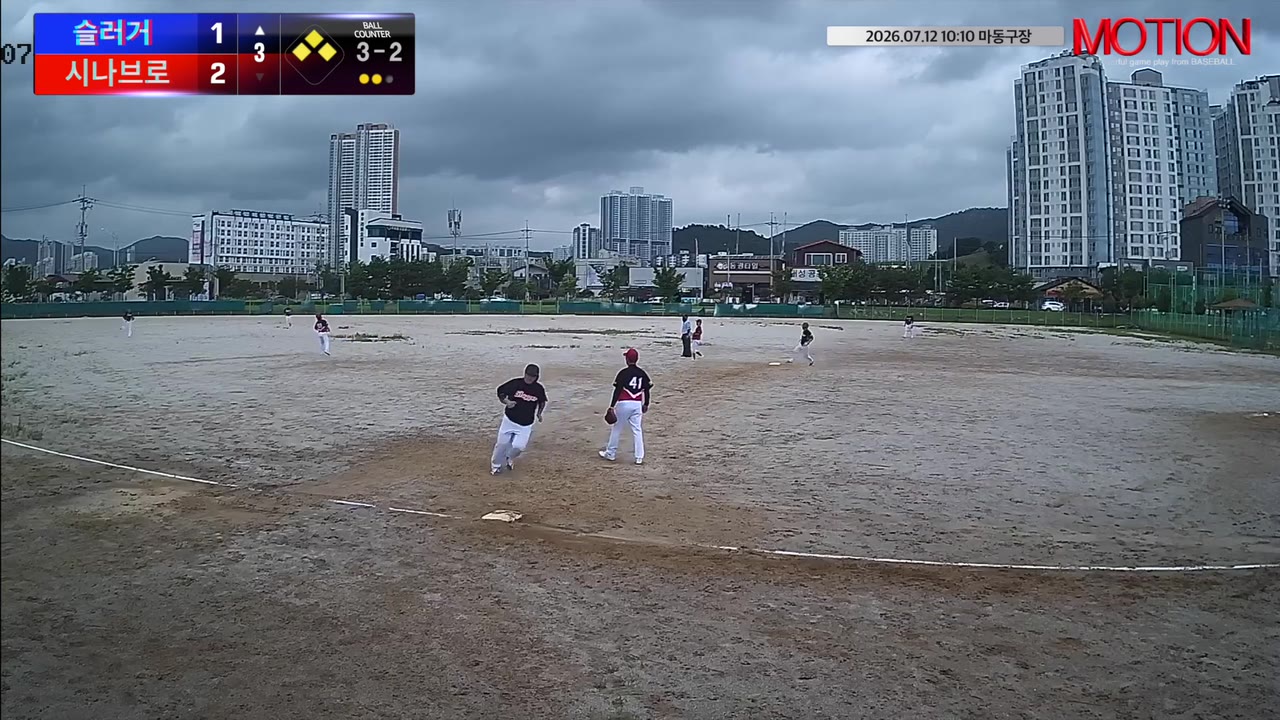 8-2에서 8-8로…시나브로, 5회 말 6득점으로 슬러거와 무승부