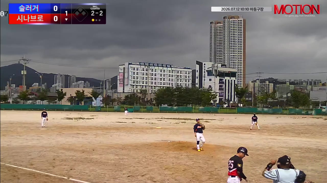 정영호(25번, 시나브로) 타격방해 클립 | vs 슬러거 | 7/12 (마동구장)