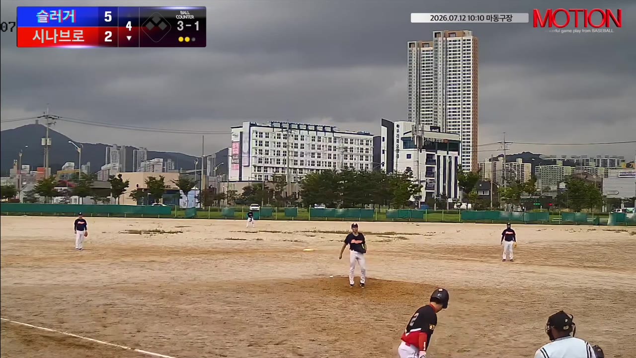 김중길(2번, 시나브로) 볼넷 클립 | vs 슬러거 | 7/12 (마동구장)