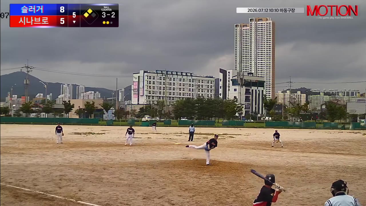 김중길(2번, 시나브로) 사구 클립 | vs 슬러거 | 7/12 (마동구장)