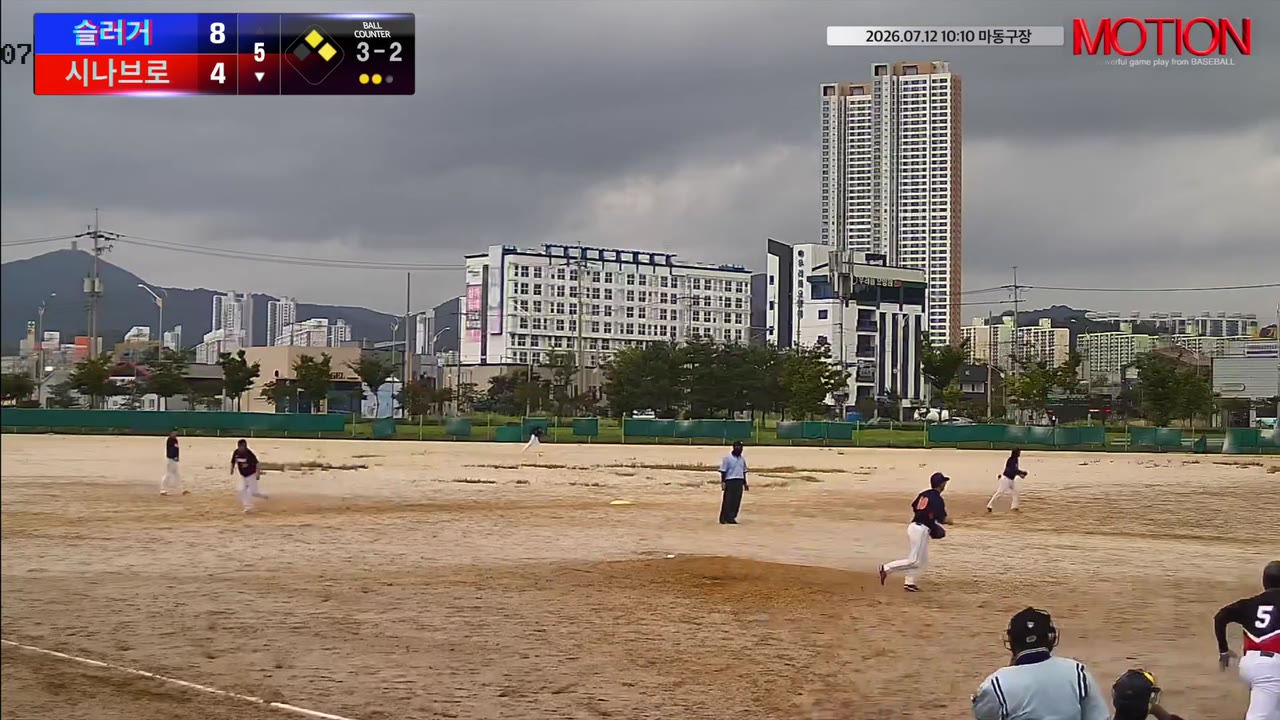 곽학경(5번, 시나브로) 1루타 클립 | vs 슬러거 | 7/12 (마동구장)