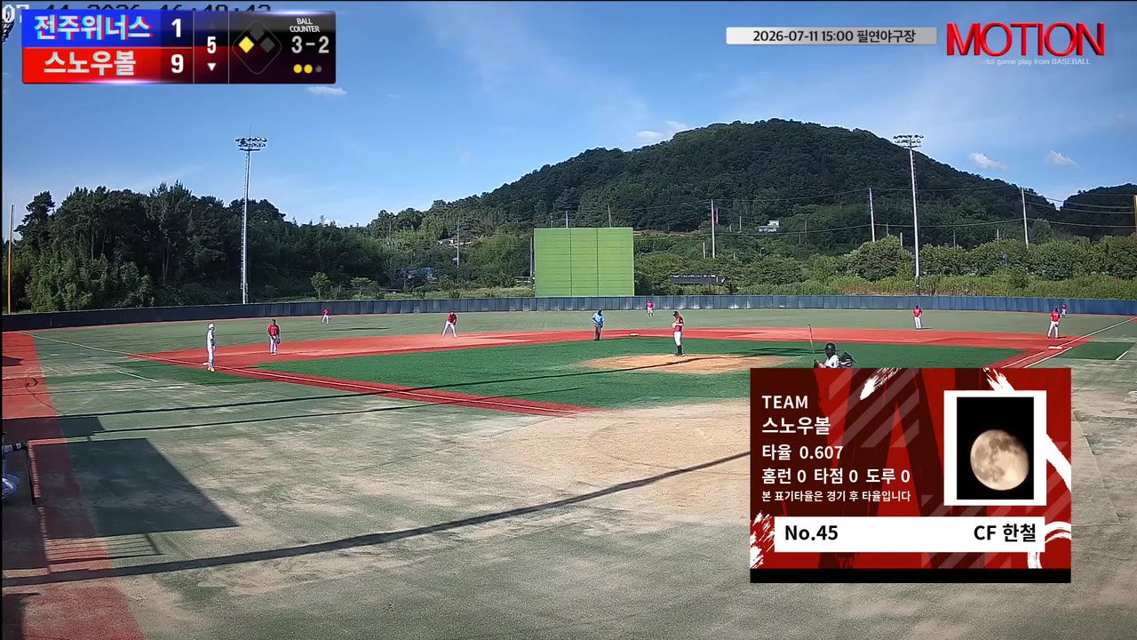 스노우볼 주요 플레이 모음 | vs 전주위너스 | 7/11 (필연야구장)