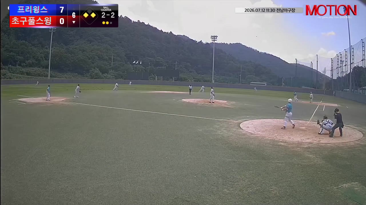 박상태(36번, 초구풀스윙) 1루타 클립 | vs 프리윙스 | 7/12 (전남야구장)