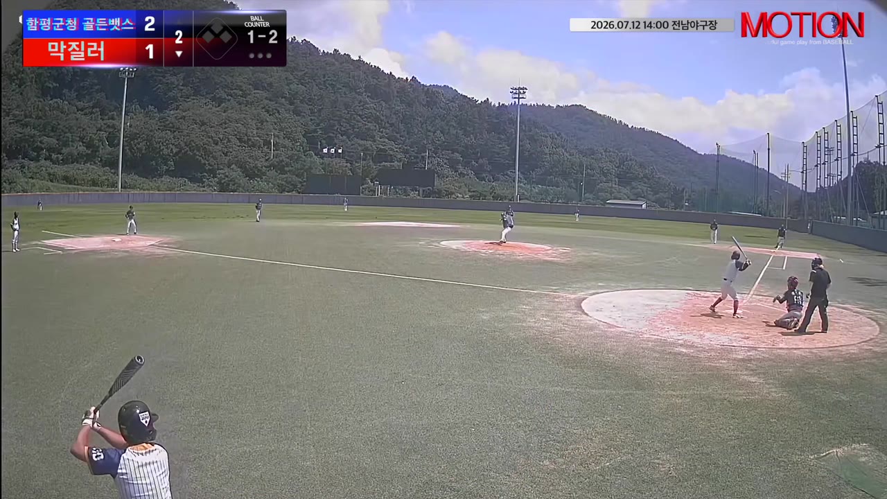 박병노(36번, 막질러) 2루타 클립 | vs 함평군청 골든뱃스 | 7/12 (전남야구장)