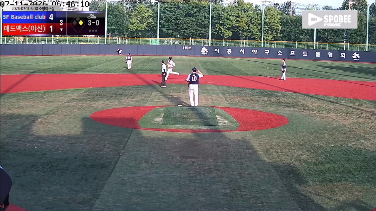 문성진(5번, 매드맥스(야신)) 홈런 클립 | vs SF Baseball club | 7/11 (소망야구장)