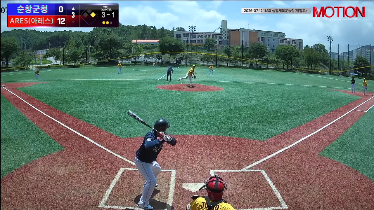 조오현(39번, 순창군청) 볼넷 클립 | vs ARES(아레스) | 7/12 (생활체육운동장(제일고))