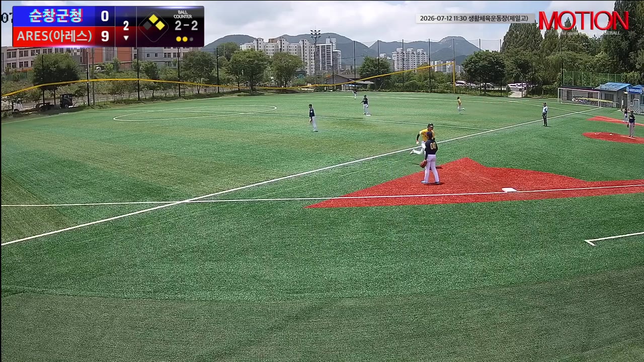최동민(1번, ARES(아레스)) 1루타 클립 | vs 순창군청 | 7/12 (생활체육운동장(제일고))