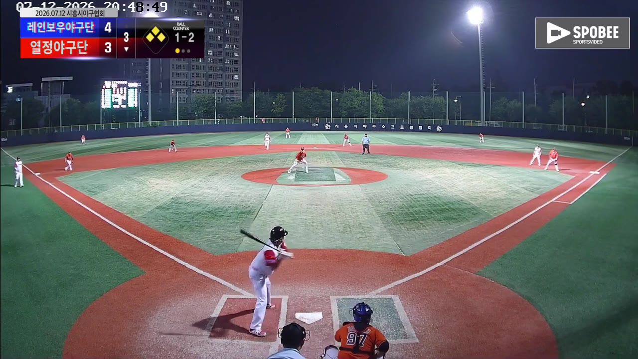 열정야구단, 2점 차 열세 뒤집고 4회 9득점…레인보우에 14-4 승리