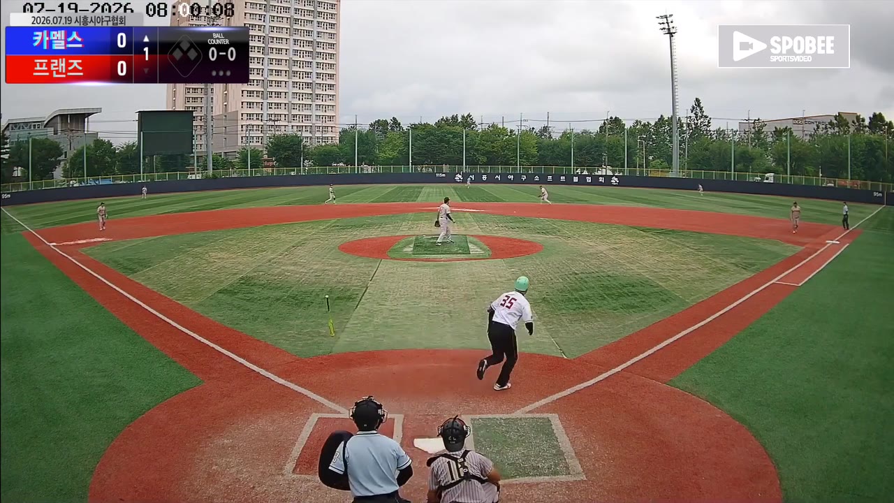 김동기(35번, 카멜스) 땅볼 클립 | vs 프랜즈 | 7/19 (소망야구장)