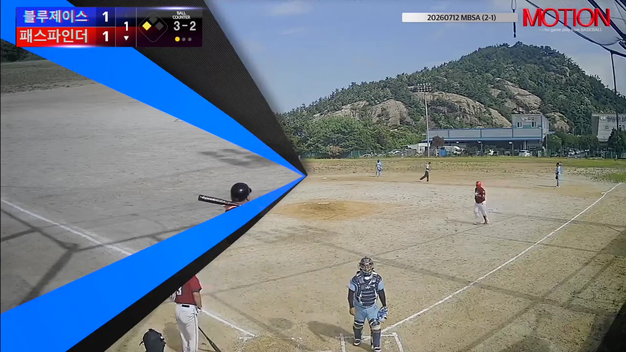 윤성준(53번, 패스파인더) 사구 클립 | vs 블루제이스 | 7/12 (2구장)