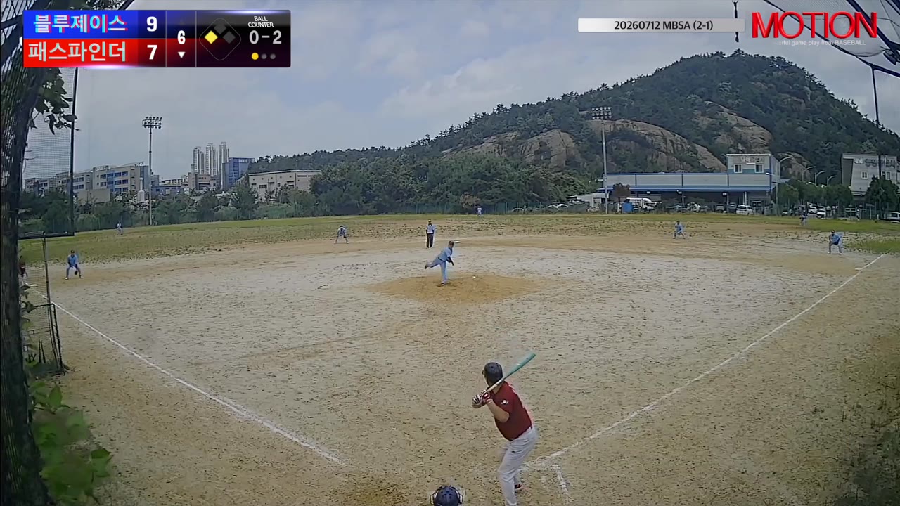 김정수(39번, 패스파인더) 2루타 클립 | vs 블루제이스 | 7/12 (2구장)