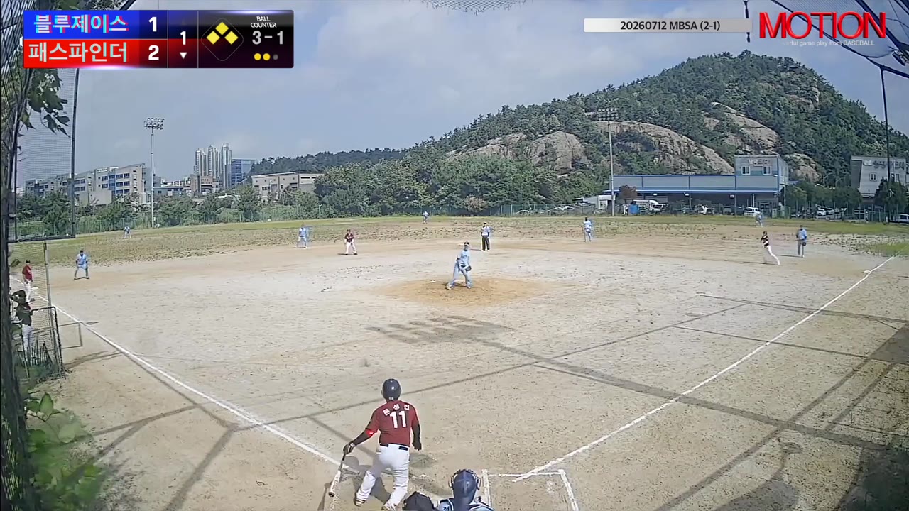 문성진(11번, 패스파인더) 실책 클립 | vs 블루제이스 | 7/12 (2구장)