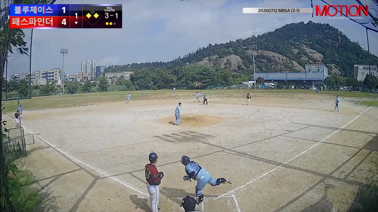 이용인(57번, 패스파인더) 1루타 클립 | vs 블루제이스 | 7/12 (2구장)