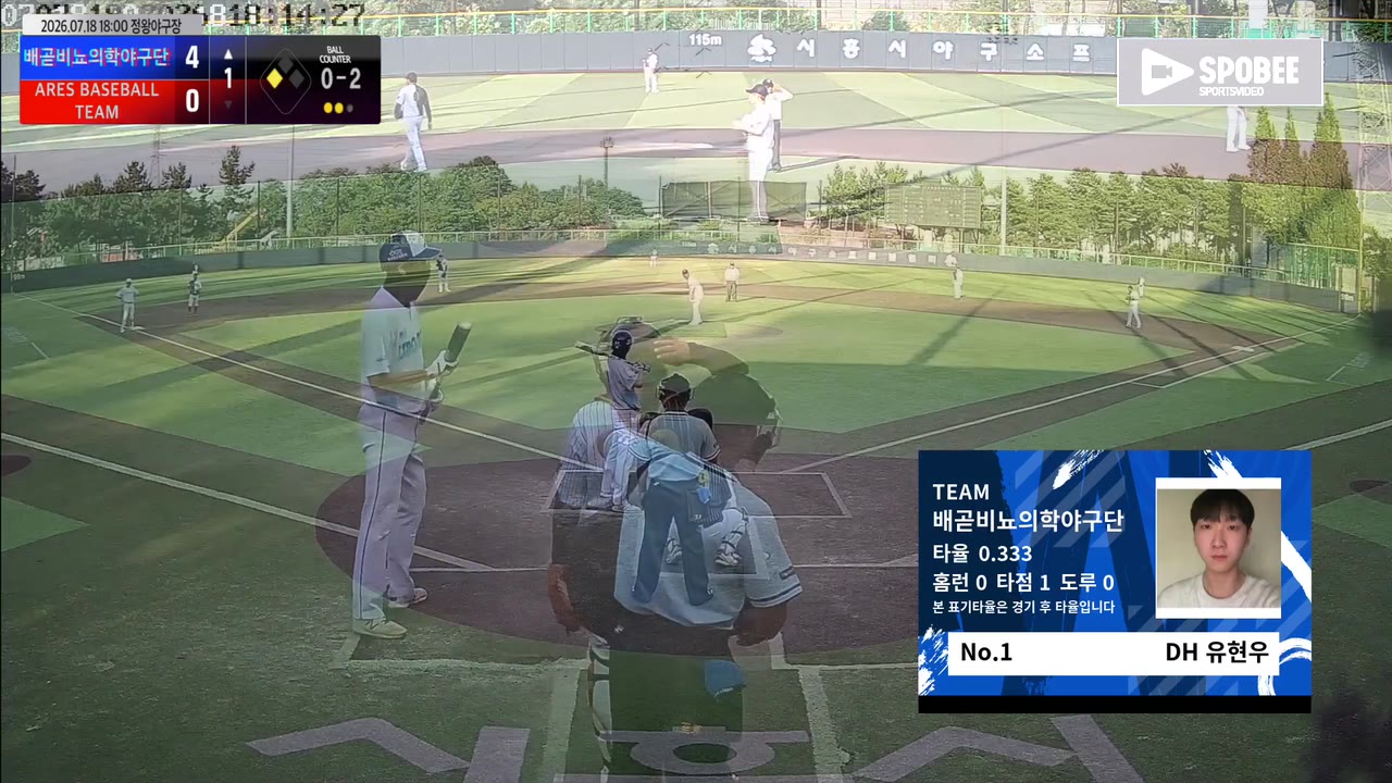 배곧비뇨의학야구단 주요 플레이 모음 | vs ARES BASEBALL TEAM(ASURA) | 7/18 (정왕야구장)