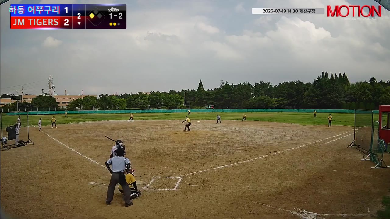 이태욱(40번, JM TIGERS) 1루타 클립 | vs 하동 어쭈구리 | 7/19 (제철구장)