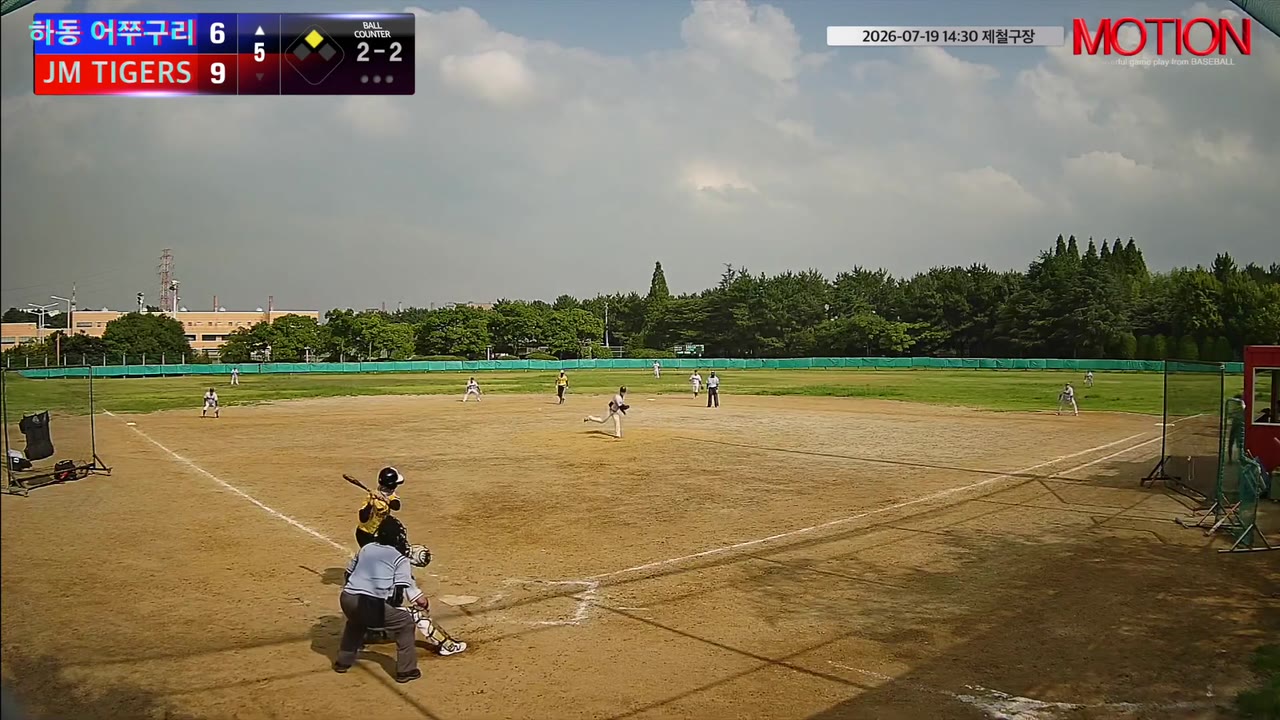 여영모(19번, 하동 어쭈구리) 낫아웃 클립 | vs JM TIGERS | 7/19 (제철구장)