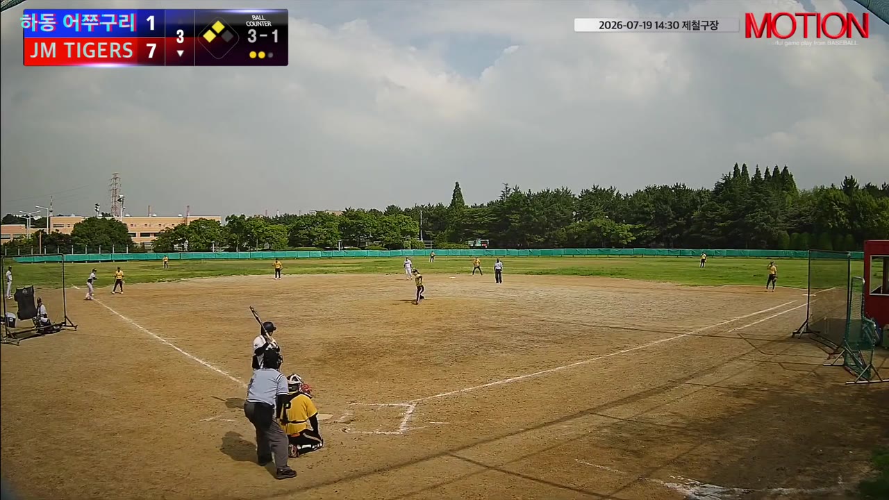 서동혁(15번, JM TIGERS) 볼넷 클립 | vs 하동 어쭈구리 | 7/19 (제철구장)