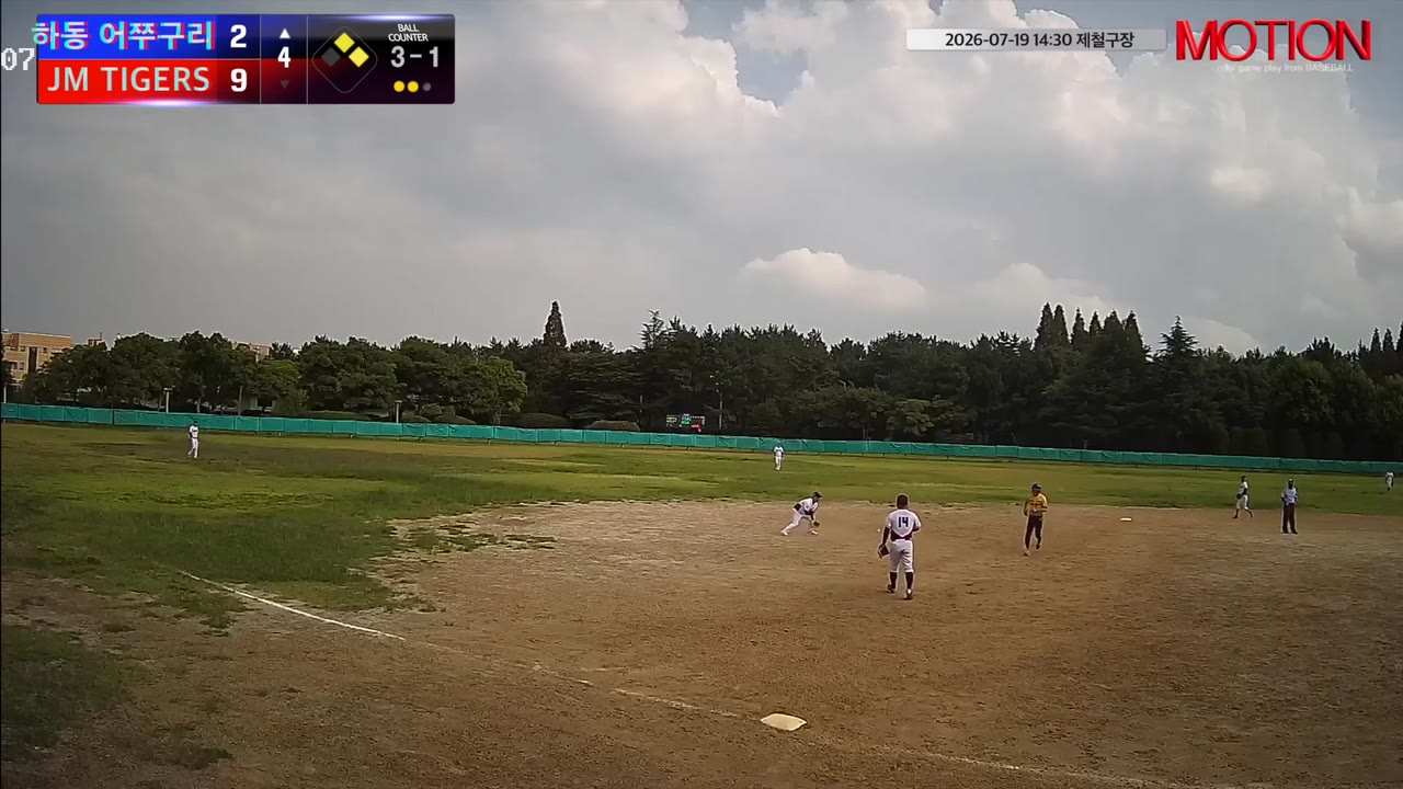 조영주(91번, 하동 어쭈구리) 실책 클립 | vs JM TIGERS | 7/19 (제철구장)