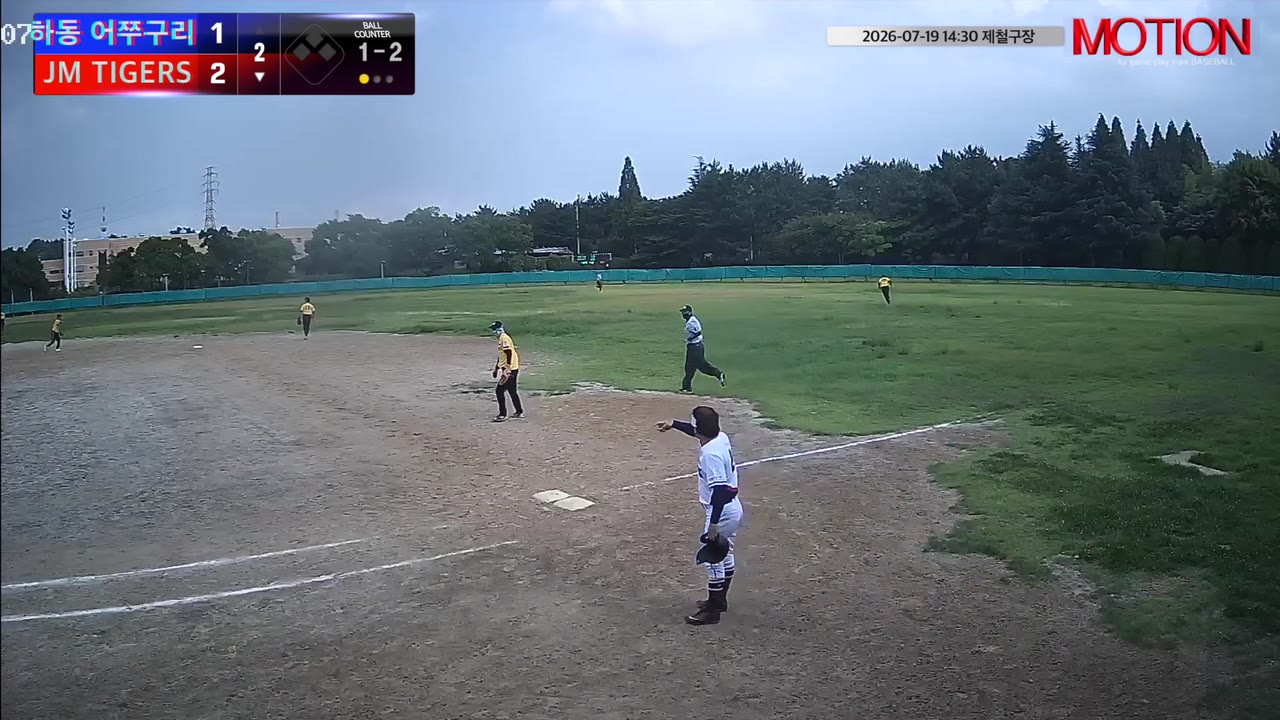 유호림(17번, JM TIGERS) 2루타 클립 | vs 하동 어쭈구리 | 7/19 (제철구장)